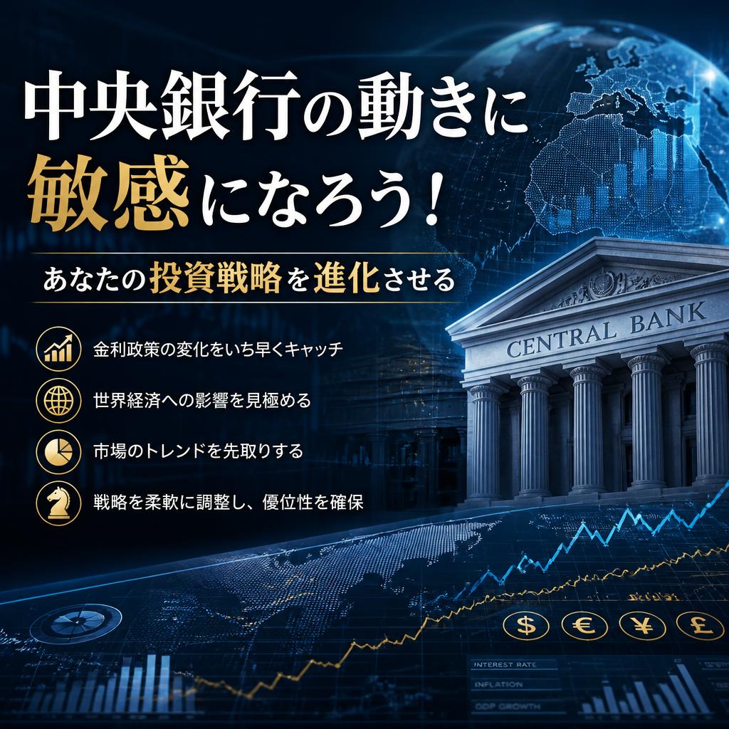 中央銀行の動きに敏感になろう！あなたの投資戦略を進化させる
