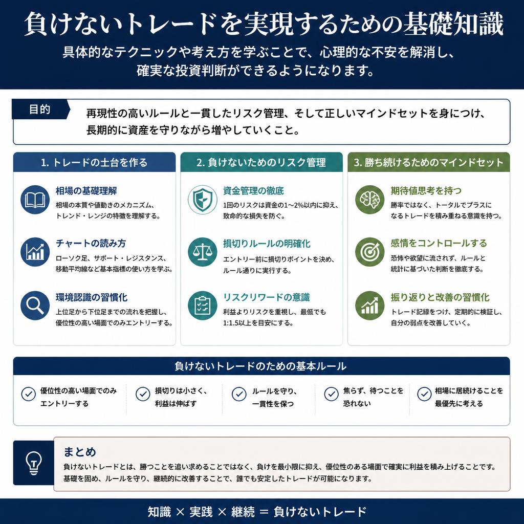 負けないトレードの基礎