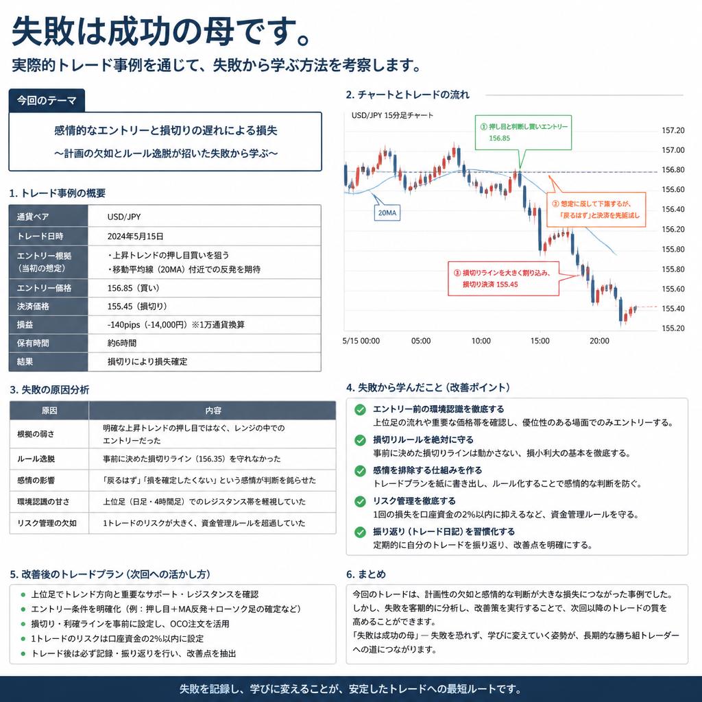 5. 失敗から学ぶトレード