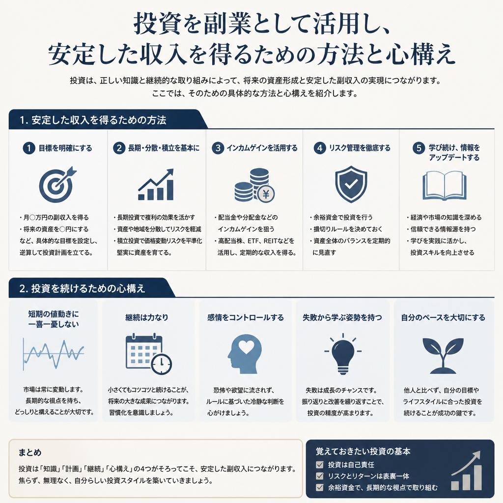安心副業としての投資